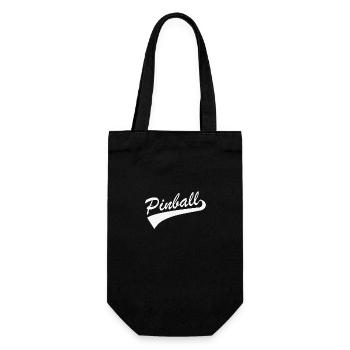 Lettrage de flipper flippern flipper - Sac à bouteille - noir - Devant