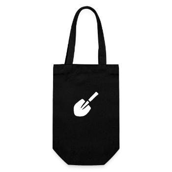 Pelle jardinier bêche jardin hobby jardinier - Sac à bouteille - noir - Devant