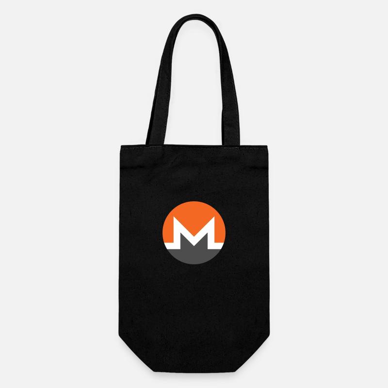 Monero - Crypto-monnaie privée - Sac à bouteille - noir