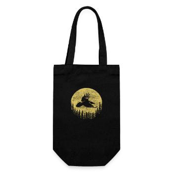 Raven soul animal - Gift Bag for Bottles - black - Front