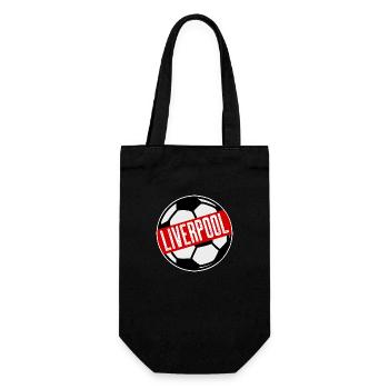 Liverpool Fußball - Geschenkbeutel für Flaschen - Schwarz - Vorne
