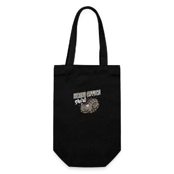 Home Office Shirt mit Katze Katzenbaby Kätzchen - Geschenkbeutel für Flaschen - Schwarz - Vorne