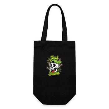 Marijuana Hemp Drugs - Gift Bag for Bottles - black - Front