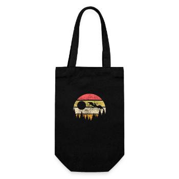 Drachen Monster Rollenspiel - Geschenkbeutel für Flaschen - Schwarz - Vorne