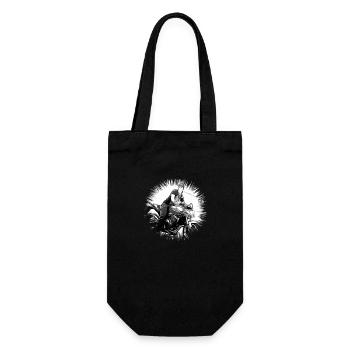 motorcycle - Gift Bag for Bottles - black - Front