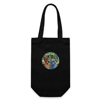 Chat - Sac à bouteille - noir - Devant