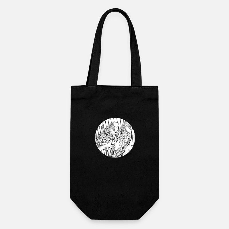 Perruches - Sac à bouteille - noir