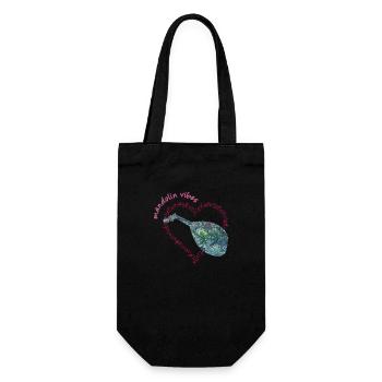 mandoline e 115 - Gift Bag for Bottles - black - Front