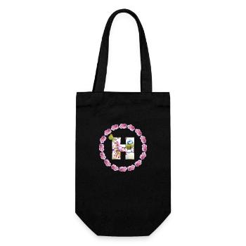 printemps oiseau papillon h - Sac à bouteille - noir - Devant