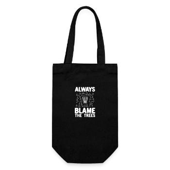 Disc Golf Disc Golf Basket Gift - Gift Bag for Bottles - black - Front