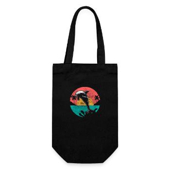 Dolphin Bottlenose Dolphin Ocean Gift - Gift Bag for Bottles - black - Front