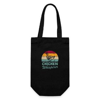 Les chuchoteurs de poulet - Sac à bouteille - noir - Devant