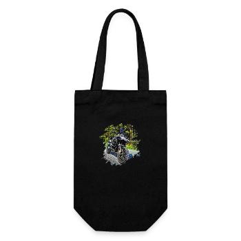 Adventure Bike - Gift Bag for Bottles - black - Front