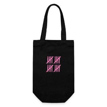 20 ans liste-traits 20 ans - Sac à bouteille - noir - Devant