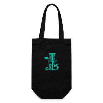 Discgolf frisbee cadeau d’amour disque de golf - Sac à bouteille - noir - Devant