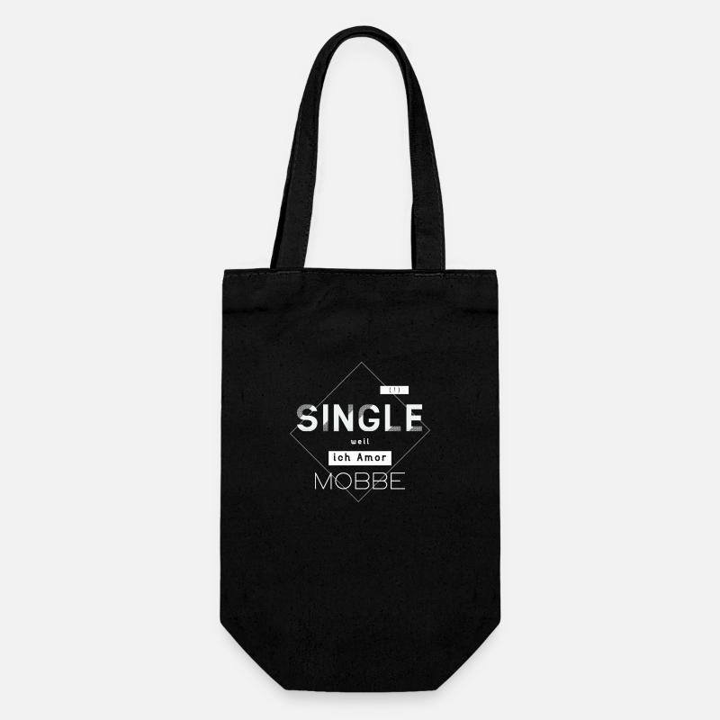 Single - Geschenkbeutel für Flaschen - Schwarz