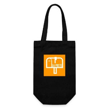 La poste livraison colis courrier facteur laposte - Sac à bouteille - noir - Devant