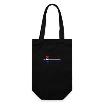 Iceland - Gift Bag for Bottles - black - Front