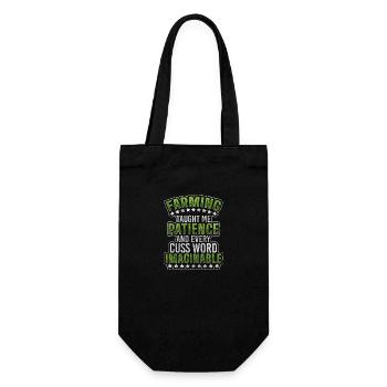 Farmer Cattle Cereals - Gift Bag for Bottles - black - Front