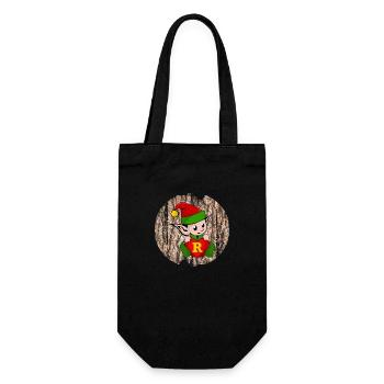eleven r - Gift Bag for Bottles - black - Front