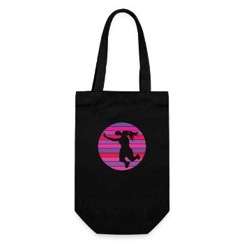Handball Player Handball Girls Women's Handball Women - Gift Bag for Bottles - black - Front