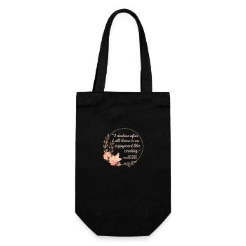 Orgueil et Préjugés Citation III - Style mignon - Sac à bouteille - noir - Devant