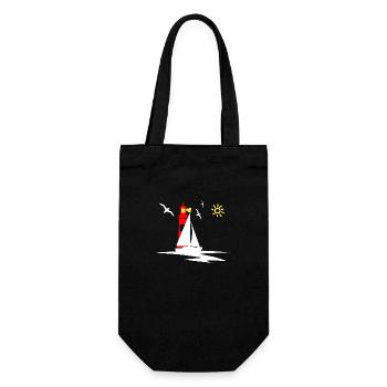 Sail - Gift Bag for Bottles - black - Front