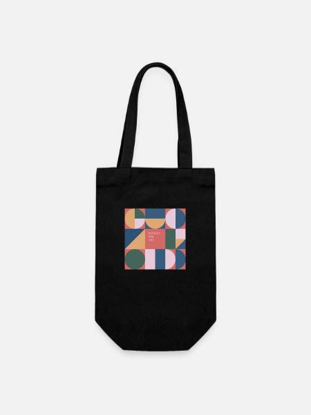 Passion for art - Geschenkbeutel für Flaschen - Schwarz
