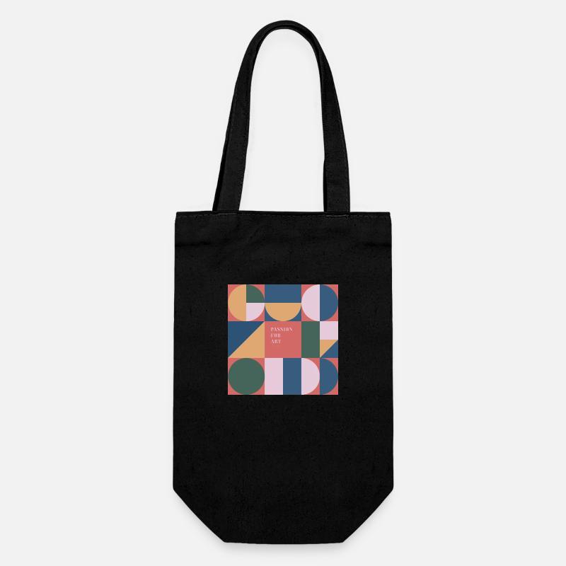 Passion for art - Geschenkbeutel für Flaschen - Schwarz