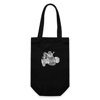 Spyder special - Geschenkbeutel für Flaschen - Schwarz - Vorne