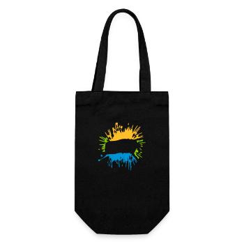 Insérer des objets blob de texte - Sac à bouteille - noir - Devant