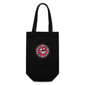 Gesicht Welcome Shitshow - Geschenkbeutel für Flaschen - Schwarz - Vorne