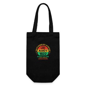 MILLÉSIME 28 AOÛT 1922 CADEAU D'ANNIVERSAIRE - Sac à bouteille - noir - Devant