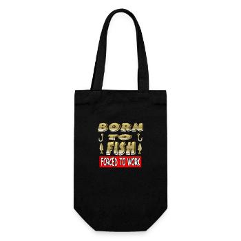 Angling - Gift Bag for Bottles - black - Front