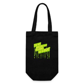 Je ne discute pas - Sac à bouteille - noir - Devant