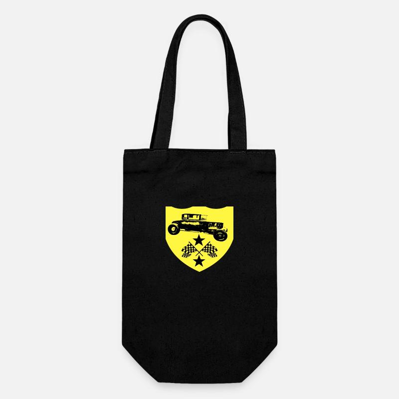 Auto - Geschenkbeutel für Flaschen - Schwarz