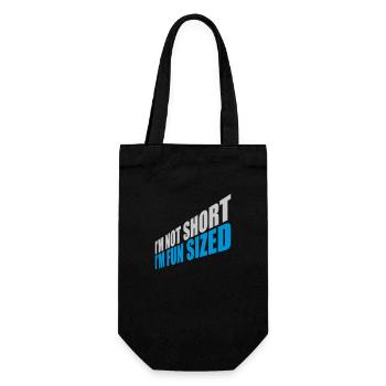 Not short fun sized - Gift Bag for Bottles - black - Front