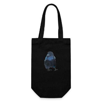 Raven Crow Walking - Gift Bag for Bottles - black - Front