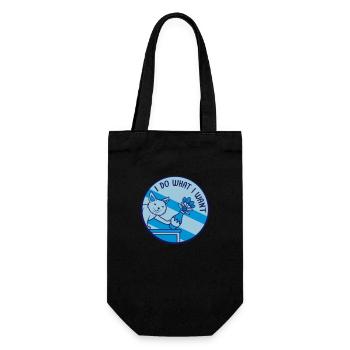Do what I want - Gift Bag for Bottles - black - Front
