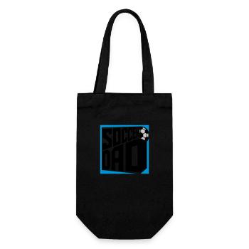 Logo Design Soccer Dad - Gift Bag for Bottles - black - Front