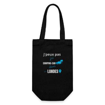 j peux pas j ai camping car dans les landes - Sac à bouteille - noir - Devant