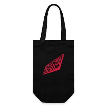 Fuck the system Punk - Geschenkbeutel für Flaschen - Schwarz - Vorne