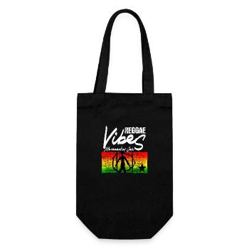 Reggae vibes int. - Geschenkbeutel für Flaschen - Schwarz - Vorne