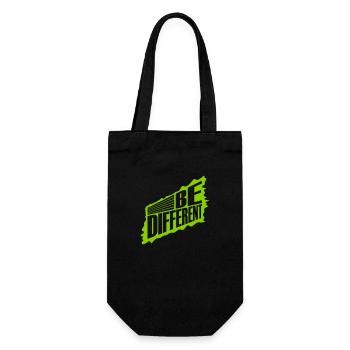 Soyez différent Logo Design - Sac à bouteille - noir - Devant