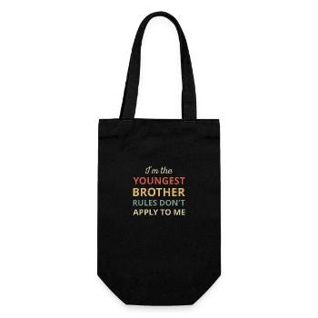 Les règles du plus jeune frère correspondant ne s’appliquent pas à moi - Sac à bouteille - noir - Devant