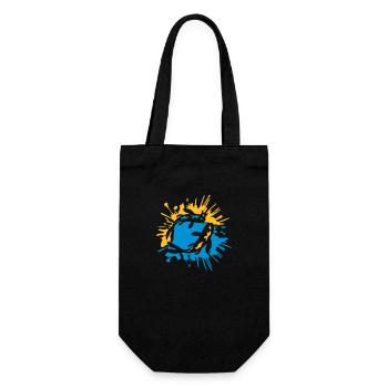 Goutte colorée 2 koi - Sac à bouteille - noir - Devant