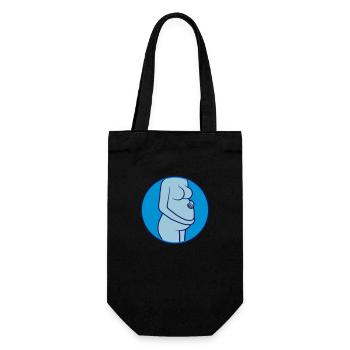 Maman Femme Enceinte Ventre - Sac à bouteille - noir - Devant