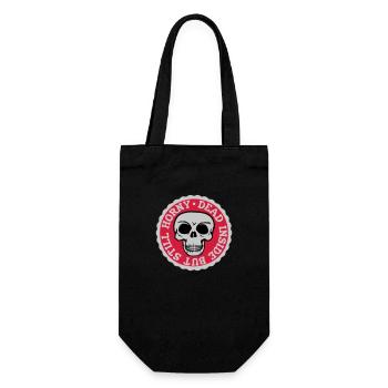 dead inside but horny - Geschenkbeutel für Flaschen - Schwarz - Vorne