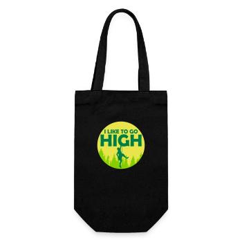 aiment se défoncer - Sac à bouteille - noir - Devant