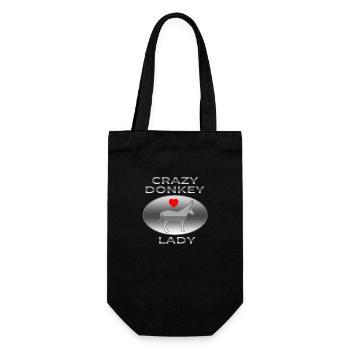 Donkey - Gift Bag for Bottles - black - Front